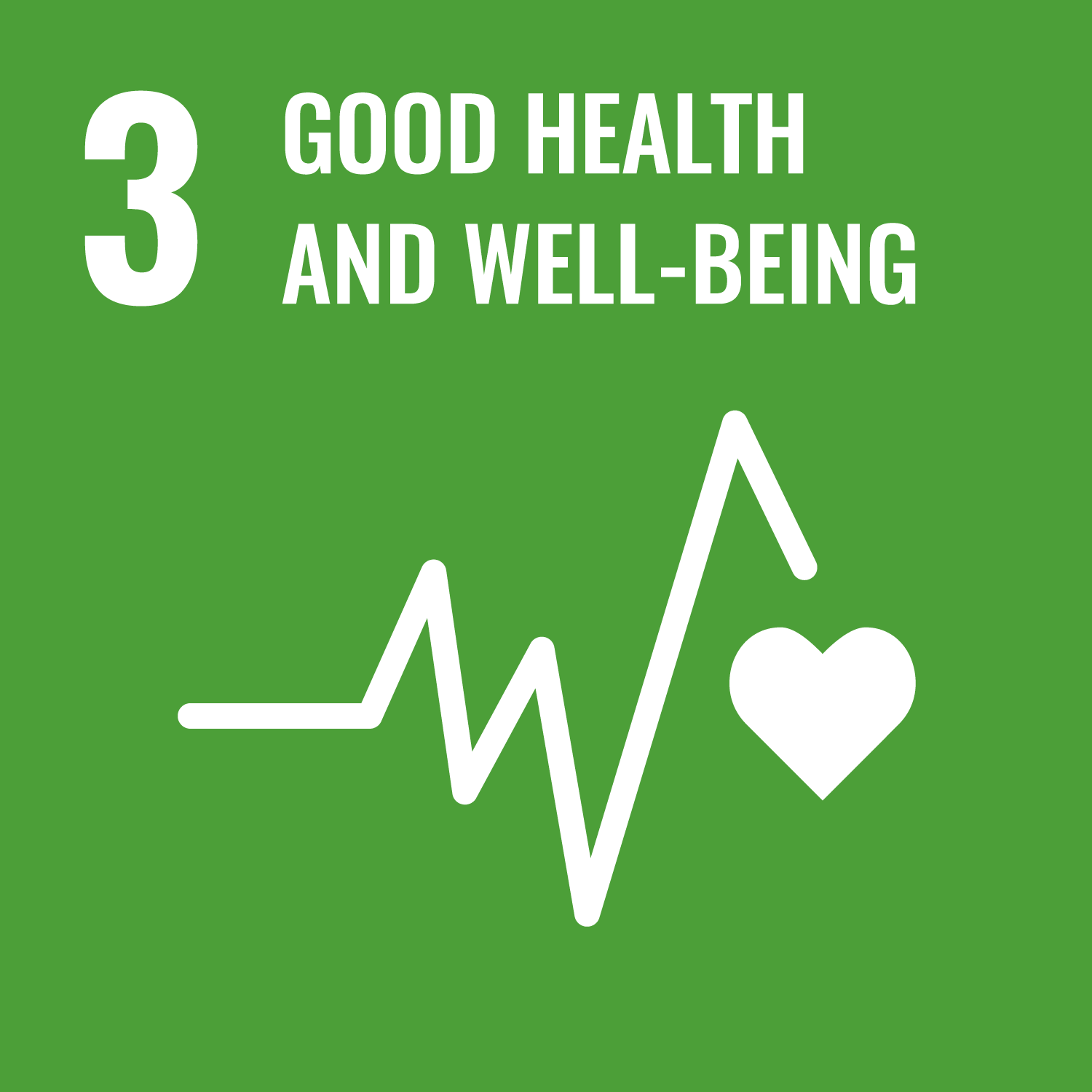 UN Sustainable Development Goal 3 icon